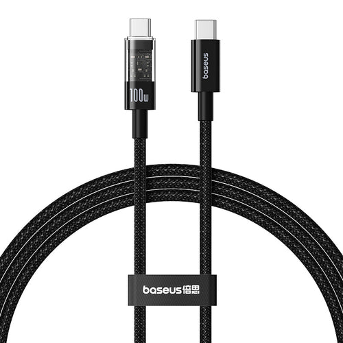 Baseus Gem Fast-Charging Data Cable C to C 100W 1m, Black