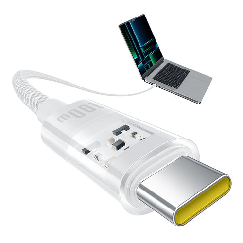 Baseus Gem Fast-Charging Data Cable C to C 100W 2m, White