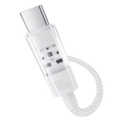 Baseus Gem Fast-Charging Data Cable C to C 100W 2m, White
