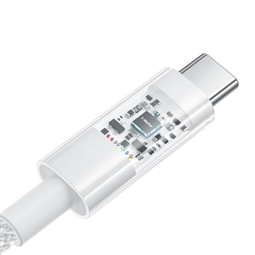 Baseus Gem Fast-Charging Data Cable C to C 100W 1m, White