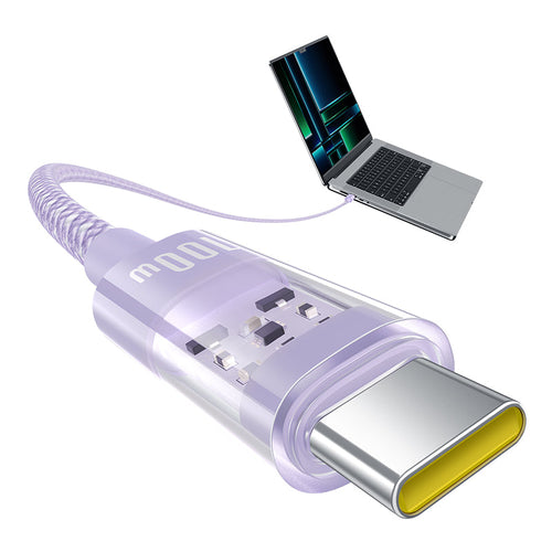Baseus Gem Fast-Charging Data Cable C to C 100W 2m, Purple