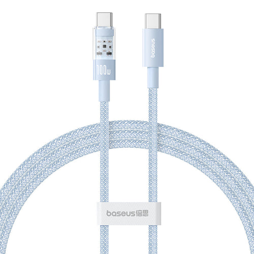 Baseus Gem Fast-Charging Data Cable C to C 100W 1m, Blue