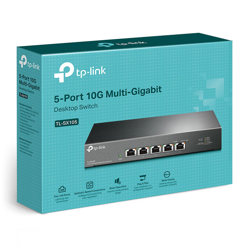TP-Link TL-SX105 5-Port 10G Desktop Switch – Challenger Singapore