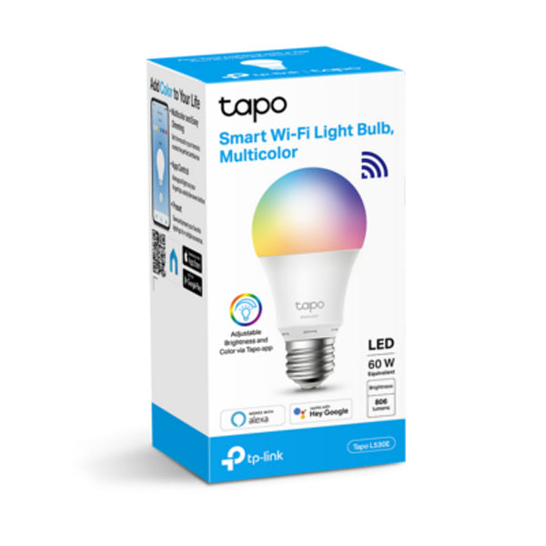 TP-Link Tapo L530E Smart Wi-Fi Light Bulb, Multicolor