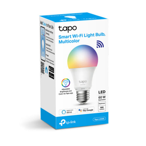TP-Link Tapo L530E Smart Wi-Fi Light Bulb, Multicolor