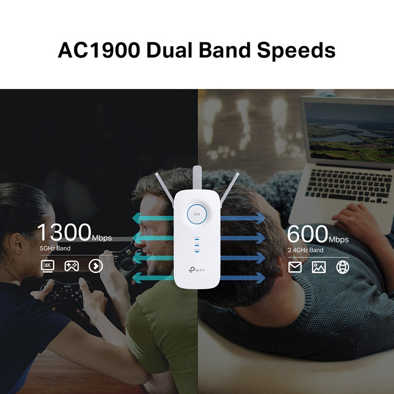 TP-Link RE550 AC1900 Wi-Fi Range Extender