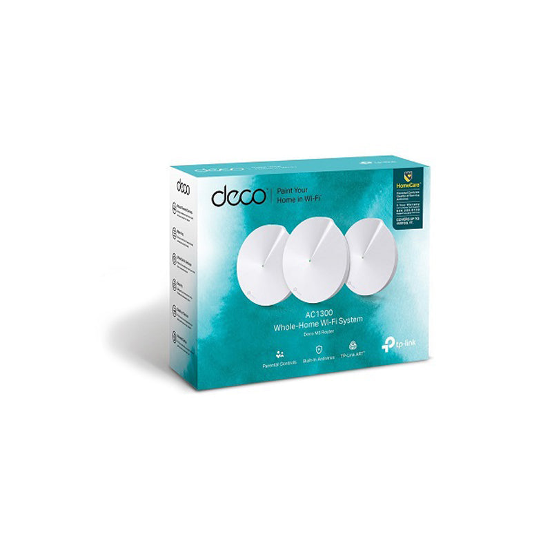 TP-Link Deco M5 AC1300 Whole Home Mesh Wi-Fi System (3-Pack)