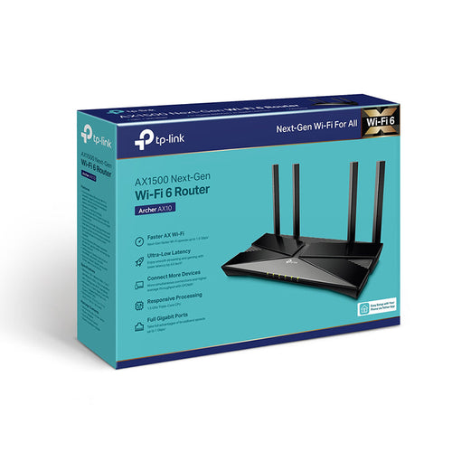 TP-Link Archer AX10 AX1500 Wi-Fi 6 Router