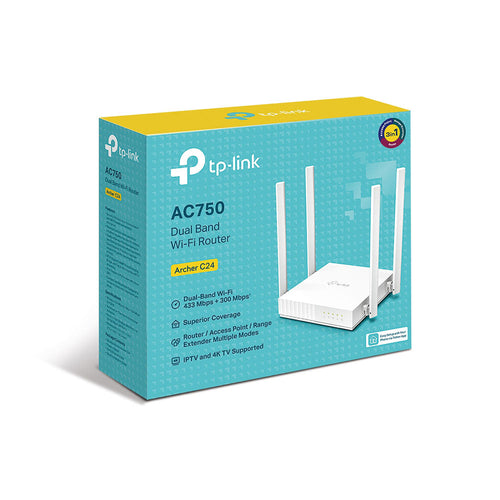 TP-Link Archer C24 AC750 Dual-Band Wi-Fi Router