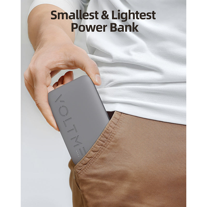 Voltme Hypercore Sling 10000mAh Li-Polymer Power Bank (Grey)