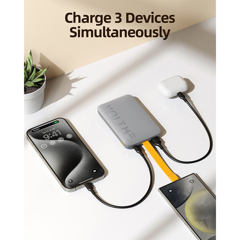 Voltme Hypercore Sling 10000mAh Li-Polymer Power Bank (Grey)