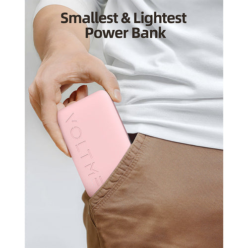 Voltme Hypercore Sling 10000mAh Li-Polymer Power Bank (Pink)