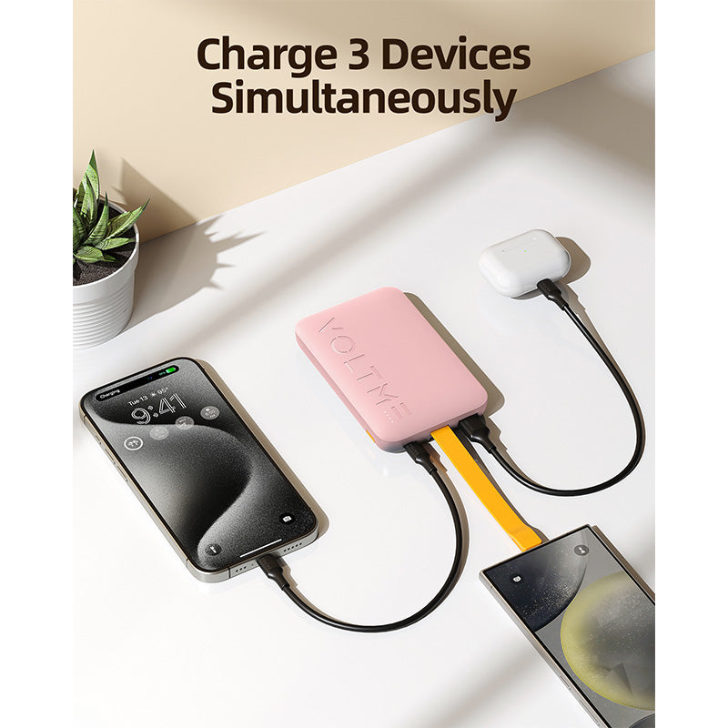 Voltme Hypercore Sling 10000mAh Li-Polymer Power Bank (Pink)