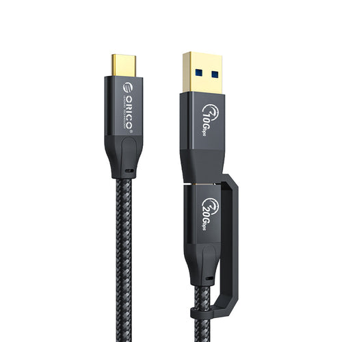 Orico ACC32-03-BK-BP High-Speed Double-Headed Data Cable 0.3M