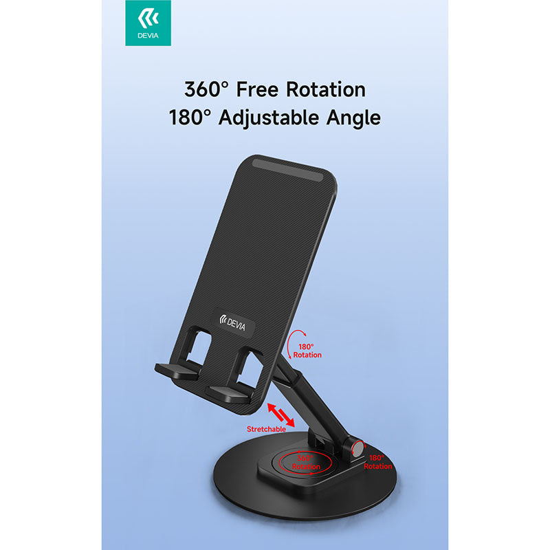 Devia EL195 360° Rotation Folding Phone Stand