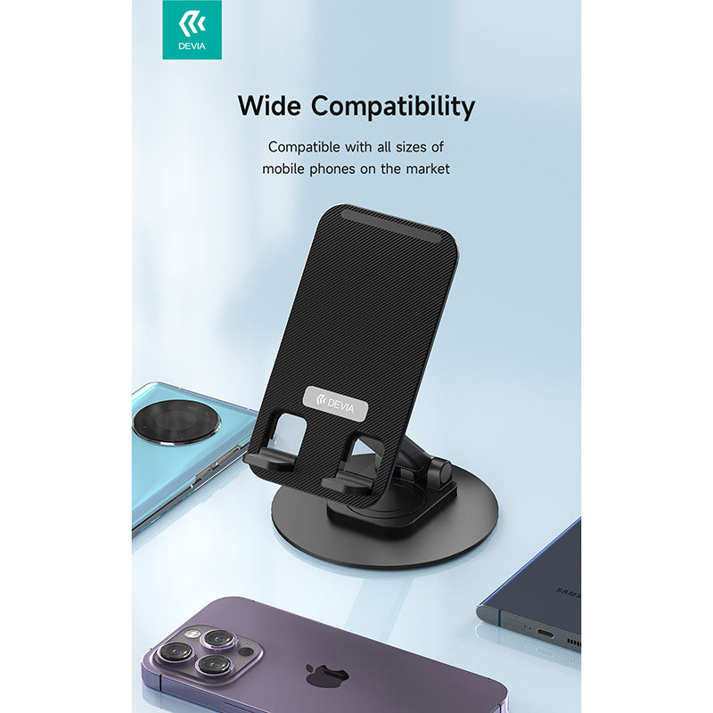 Devia EL195 360° Rotation Folding Phone Stand