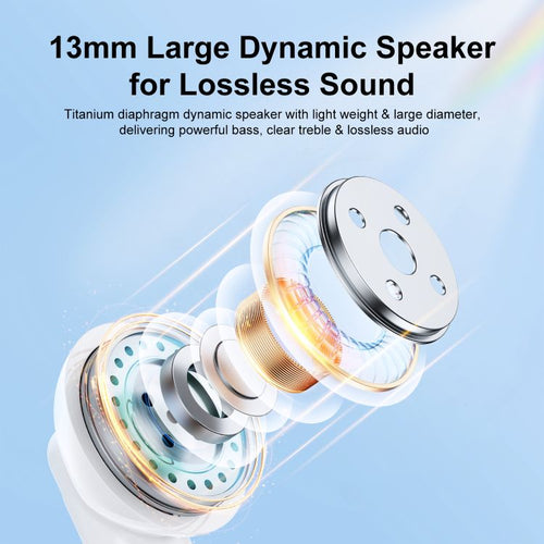 Joyroom TL11 ENC Wireless Earbuds Dual Mic (White)