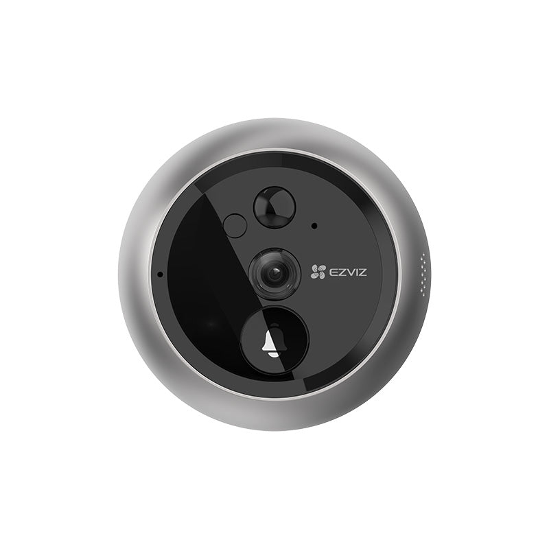 Ezviz DP2C 1080P (2MP) Wire-Free Peephole Doorbell (Silver)