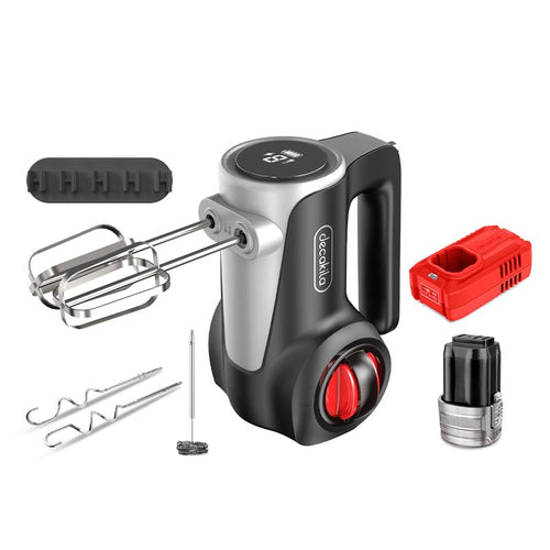 Decakila KEMX023B Cordless Hand Mixer