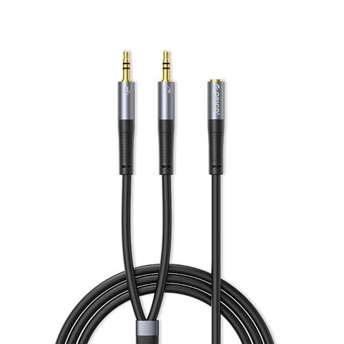 ORICO-AX1-10-BK-BP 3.5mm Headset 2-in-1 Audio Cable 1M (Black)