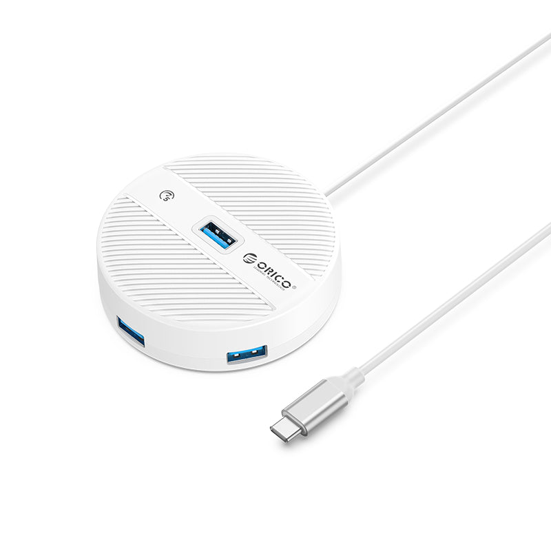 Orico YS1-C2-03-WH-BP 4-Port USB Hub 0.3m (White)