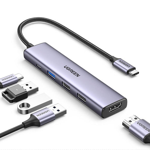 Ugreen CM478 PD100W 5-in-1 USB-C Adapter