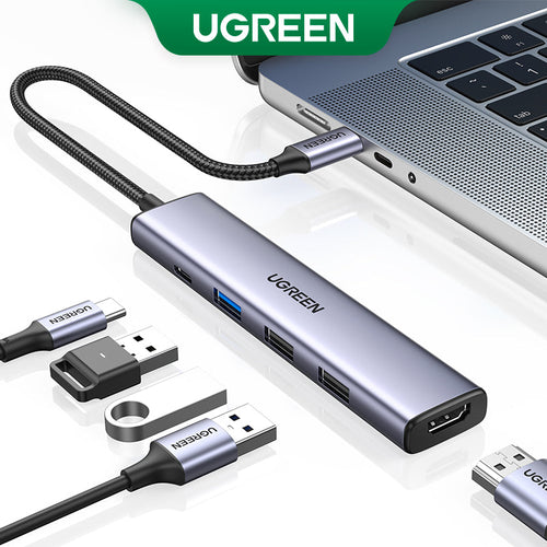 Ugreen CM478 PD100W 5-in-1 USB-C Adapter