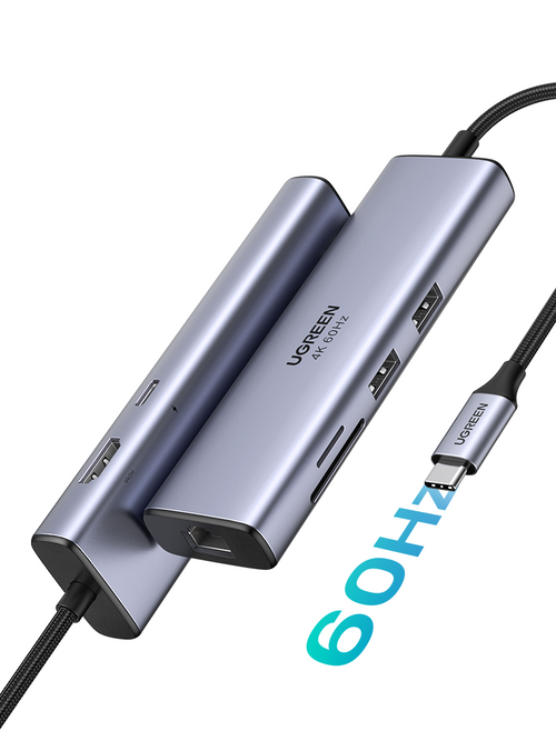 Ugreen-CM512 6-in-1 USB-C Multifuntional Adapter