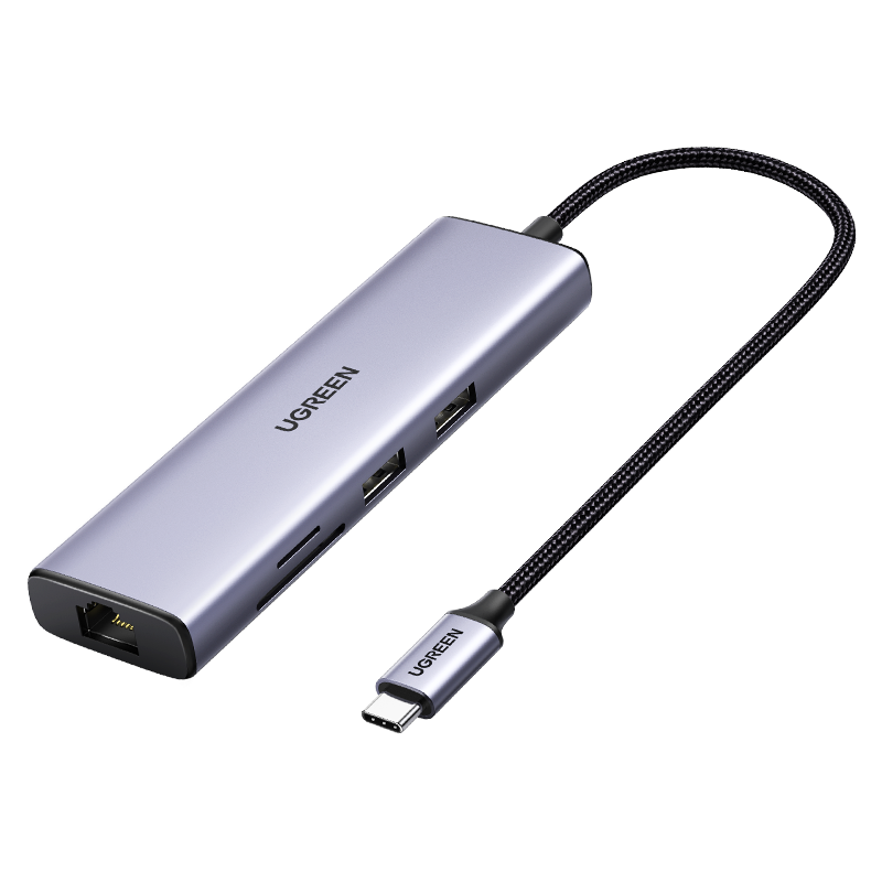 Ugreen-CM512 6-in-1 USB-C Multifuntional Adapter