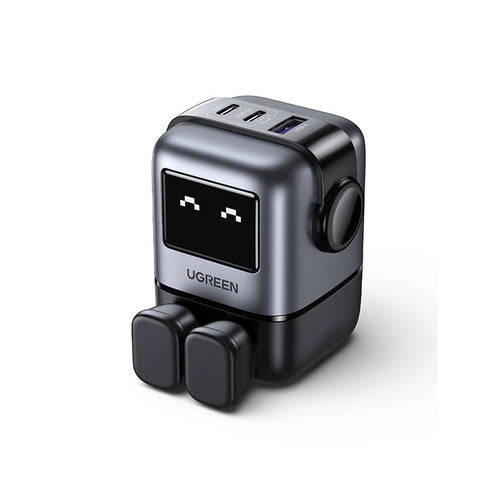 Ugreen CD361 Nexode RG 65W PD GaN Fast Charger (2C1A) - Black