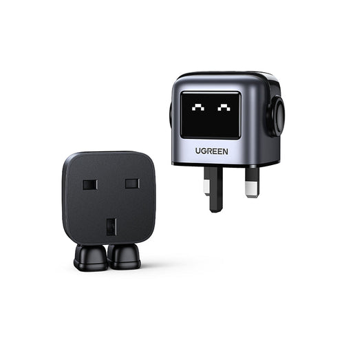 Ugreen CD361 Nexode RG 65W PD GaN Fast Charger (2C1A) - Black