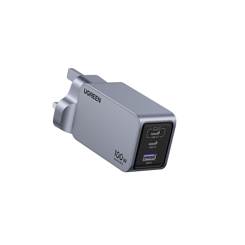 Ugreen X757 Nexode Pro 100W PD GAN Charger (3C1A) with 100W USB-C to USB-C Cable