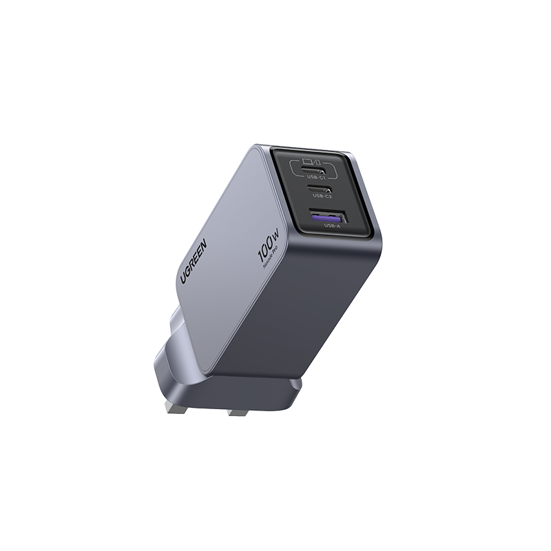 Ugreen X757 Nexode Pro 100W PD GAN Charger (3C1A) with 100W USB-C to USB-C Cable