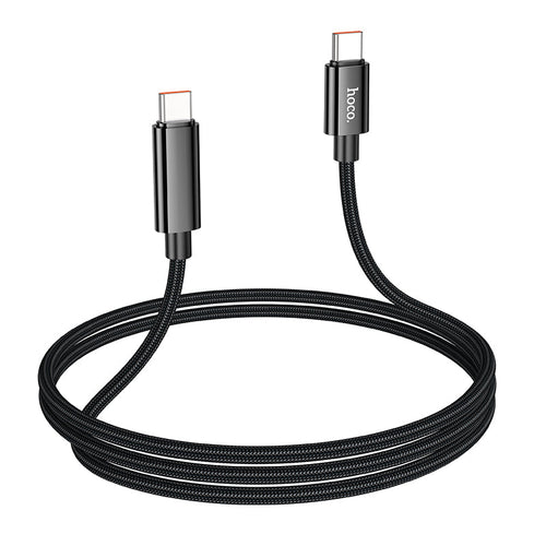 Hoco U125 Benefit 100W Charging Data Cable with Display Type-C to C