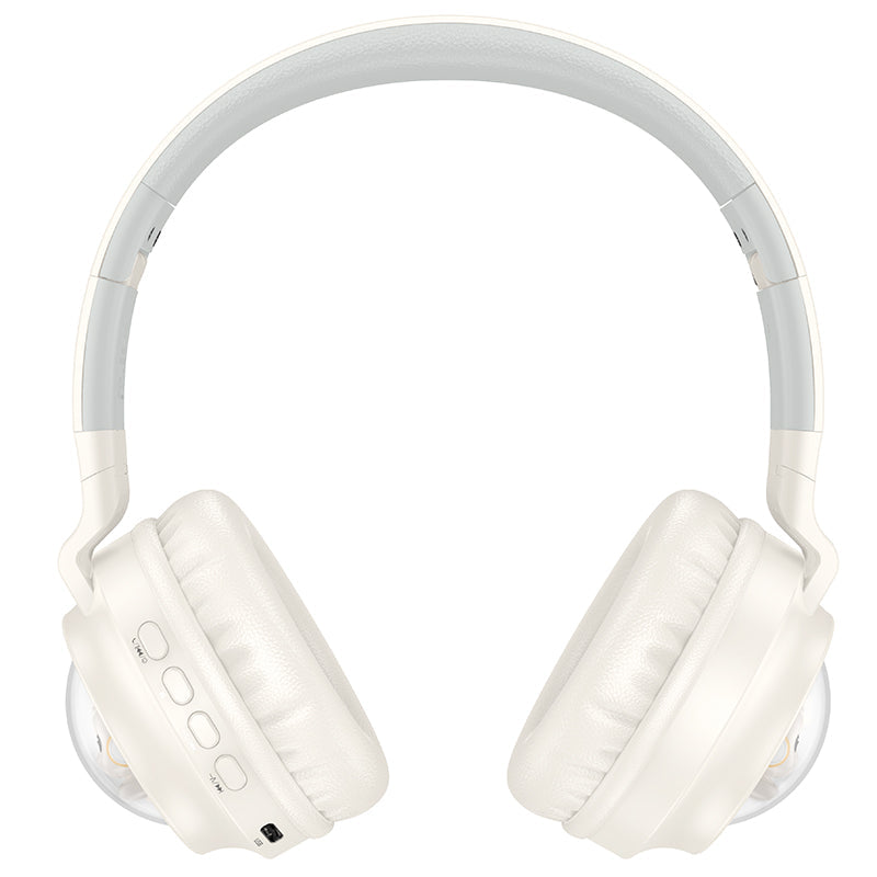 Hoco W50 Cute Fun BT Headphones (Milky White)
