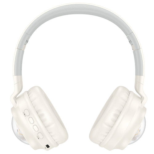 Hoco W50 Cute Fun BT Headphones (Milky White)