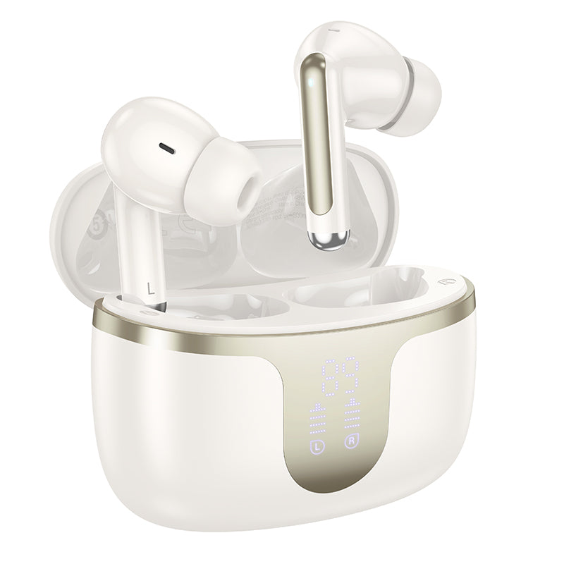 Hoco EQ10 Plus Harmony ANC+ENC TWS Headset (White)