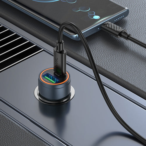 Hoco Z57A Glorious PD30W+QC3.0 C-C Car Charger Set
