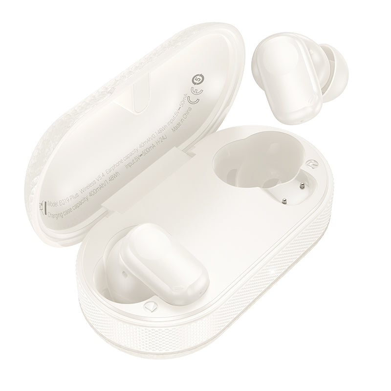 Hoco EQ19 Plus Duke V TWS ANC+ENC (White)