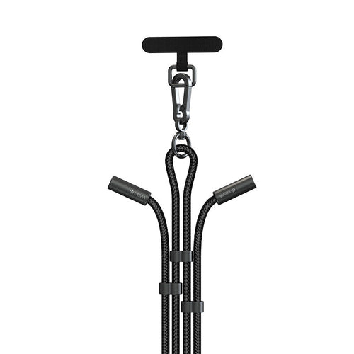 Devia EC657 Extreme Speed Series C To C PD 60W Woven Fast Cable Adjustable Lanyard (1.6M) Black