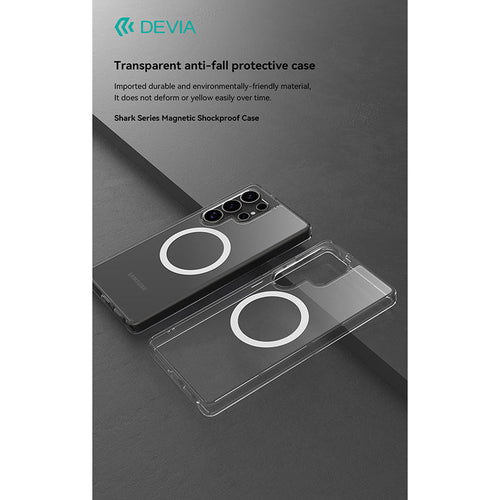 Devia Samsung S25 Plus Shark Series Magnetic Shockproof Case
