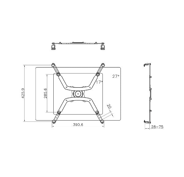Northbayou FP-1 Non Vesa Adaptor