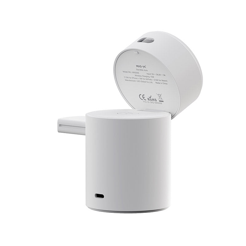 iWalk StandMe Auto MXS006-002A-WH 15W 3-in-1 Wireless Charger (White)