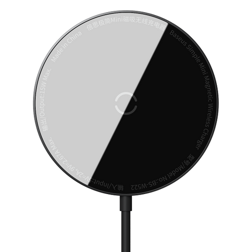 Baseus WXJK-F01 Magnetic Wireless Charger 15W (Black)