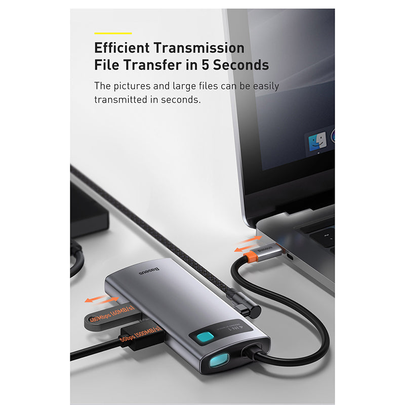 Baseus CAHUB-CY0G 4-in-1 Multi-function Type-C HUB Station
