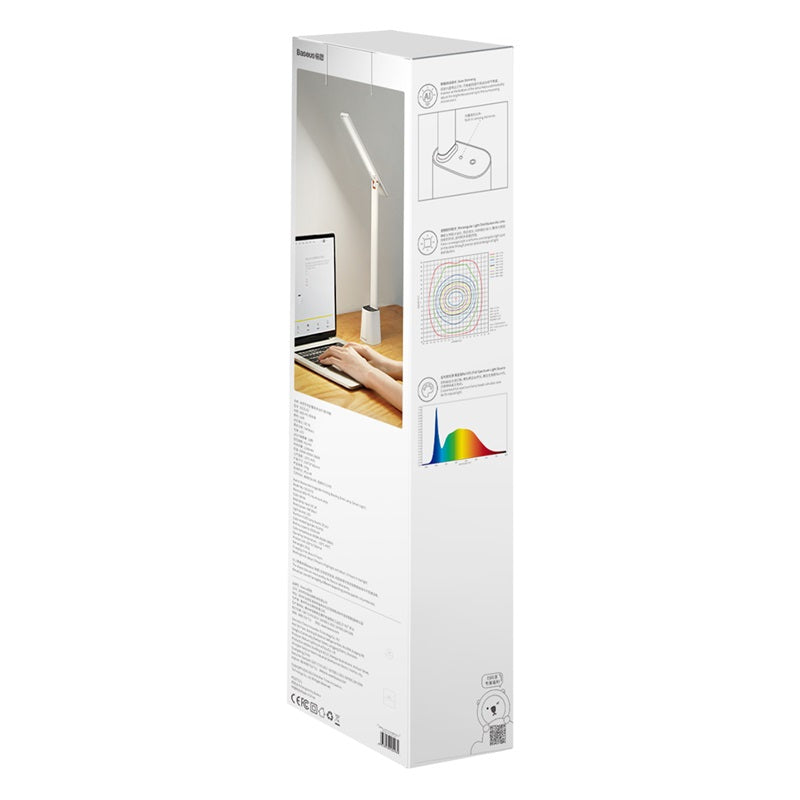 Baseus DGZG-02 Rechargeable Folding Desk Lamp [White]