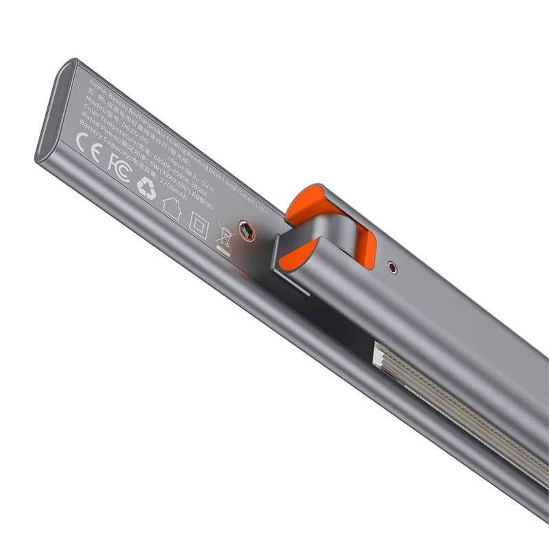 Baseus DGZG-0G Rechargeable Folding Desk Lamp [Dark Gray]