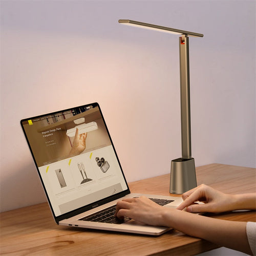 Baseus DGZG-0G Rechargeable Folding Desk Lamp [Dark Gray]