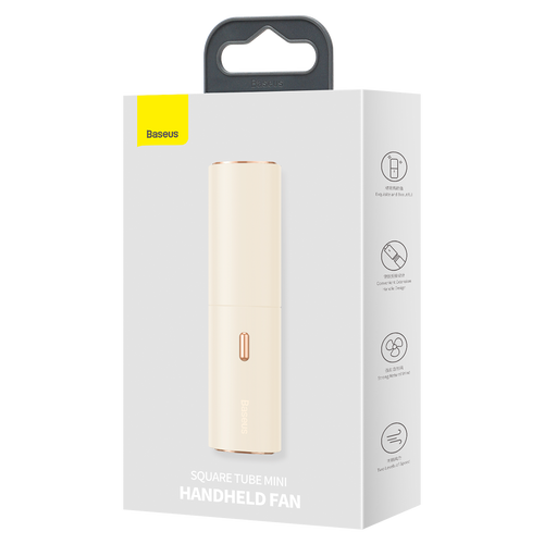 Baseus CXMN-02 Square Tube Mini Handheld Fan (White)