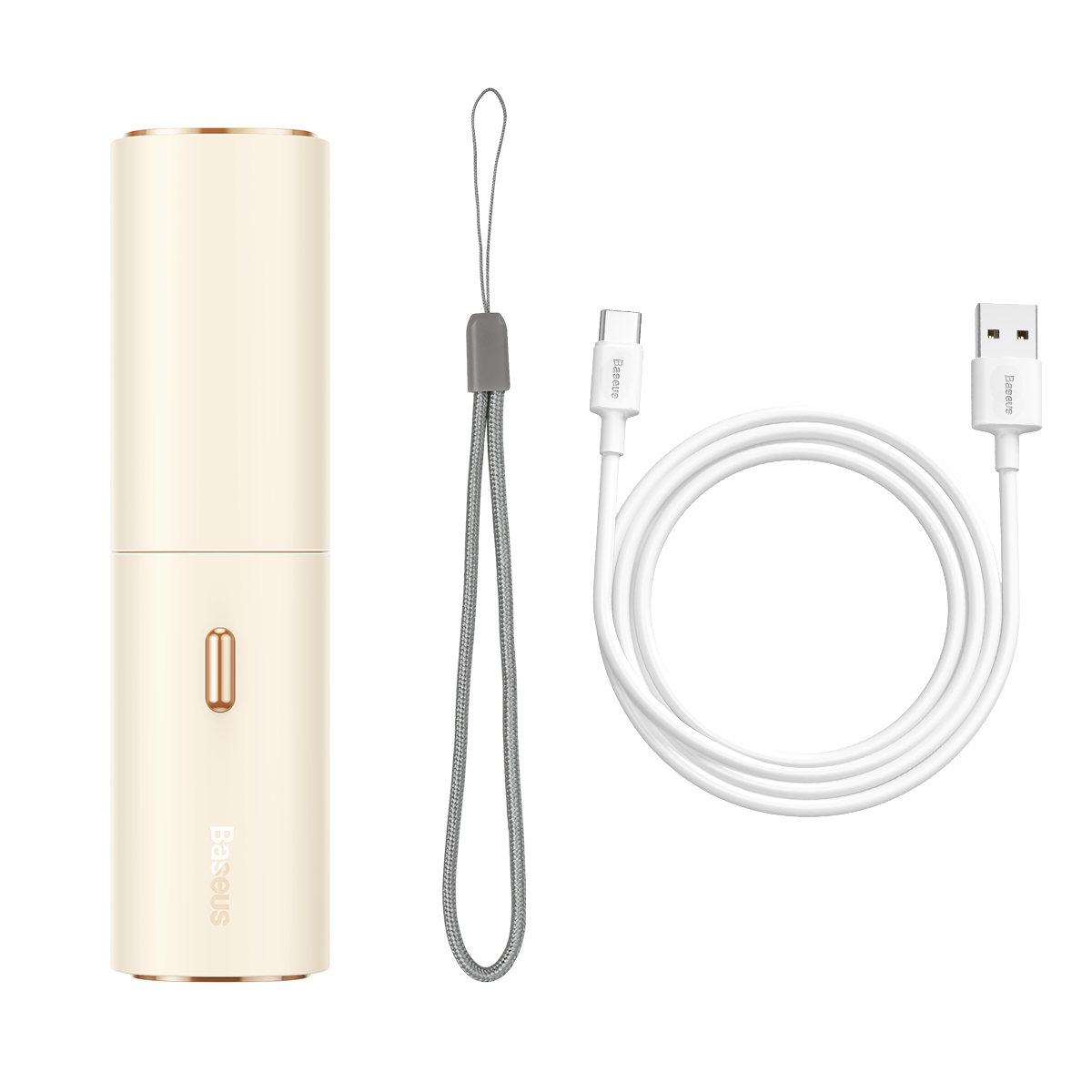 Baseus CXMN-02 Square Tube Mini Handheld Fan (White)